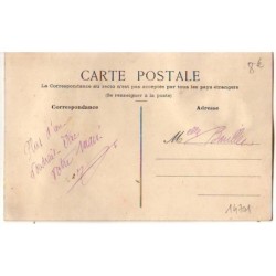 n°14701 - Vive Sainte-Catherine - Photo de profil d'une jeune femme, et un bonnet bleu clair