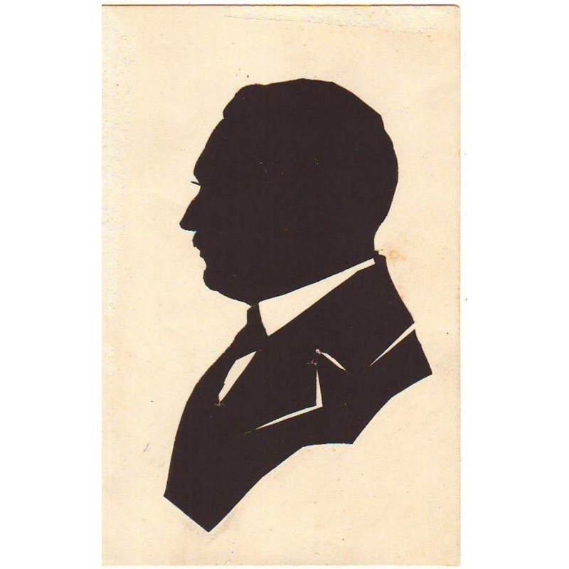 n°14713 - Silhouette d'un homme en costume