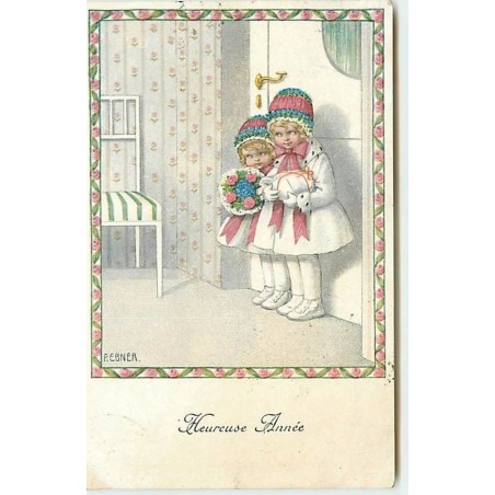 n°14728 - P. Ebner - MM Vienne n°1269 - Heureuse Année - Fillettes