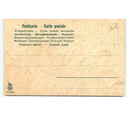 n°14740 - Carte Gaufrée - Bonne et Heureuse Année - Anges dans la nuit étoilée - Veilleur de Nuit