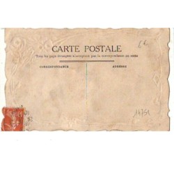 n°14751 - Sainte-Catherine - Bonnet avec des strasses - Carte Gaufrée
