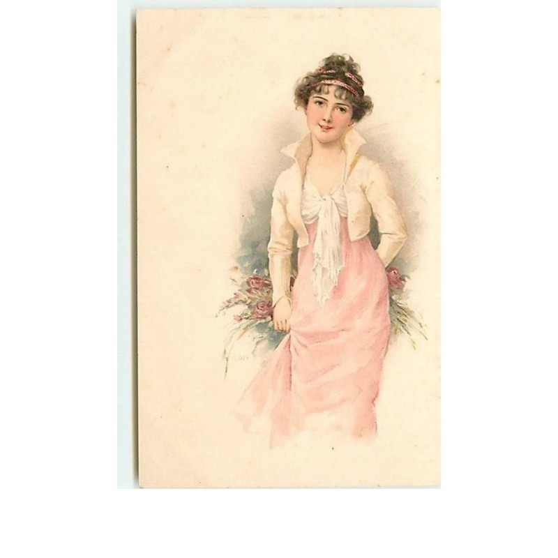 n°10464 - Carte Fantaisie - MSM - Femme