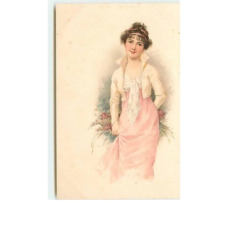 n°10464 - Carte Fantaisie - MSM - Femme