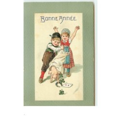 n°14875 - Carte Gaufrée -...
