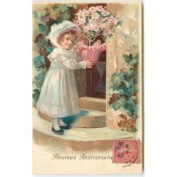 n°14895 - Carte Gaufrée -...