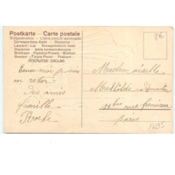 n°14895 - Carte Gaufrée - Heureux Anniversaire - Fillette apportant un pot de fleurs