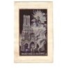 n°14908 - Carte Brodée Tissée en soie - Martyre et Gloire - Jeanne d'Arc