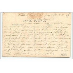 n°1495 - Carte  Gaufrée - Merry Christmas - Ange et paysage