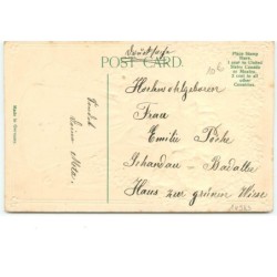 n°14983 - Carte Gaufrée - Dies besten Glückwünsche zum neuen Jahre - Fillettes dansant sous un coeur en myosotis