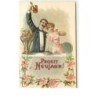 n°14985 - Carte Gaufrée - Prosit Neujahr - Couple trinquant