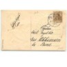 n°15045 - Carte Gaufrée - Prosit Neujahr - Garçon règlant une montre parmi des pièces d'or
