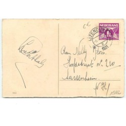 n°15082 - Gelukkig NieuwJaar - Deux enfants sur une luge rouge