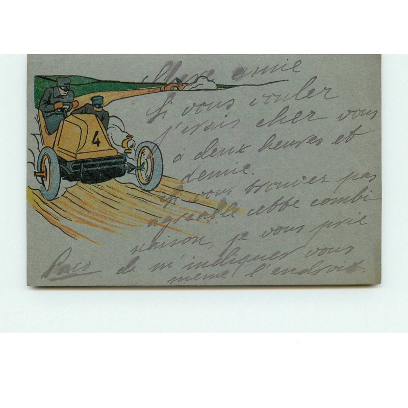 n°15104 - Sport Automobile - Hommes en voiture de course