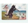 n°15106 - Ellam - Oilette - An Interrupted View - Chats sur une falaise avec une longue vue