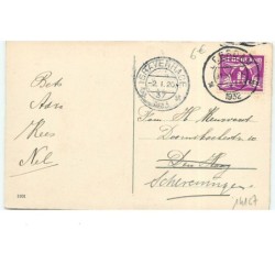 n°15167 - Gelukkig Nieuwjaar - Fillettes ramassant des champignons et des trèfles