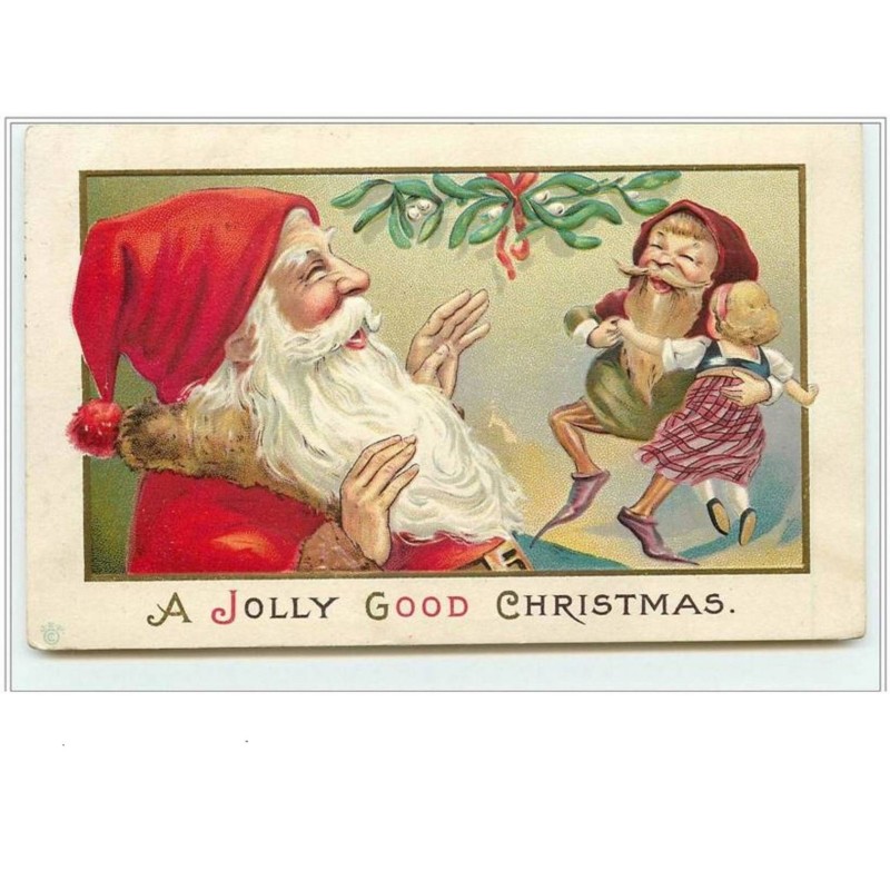 n°1519 - Carte Gaufrée -  A Jolly good Christmas