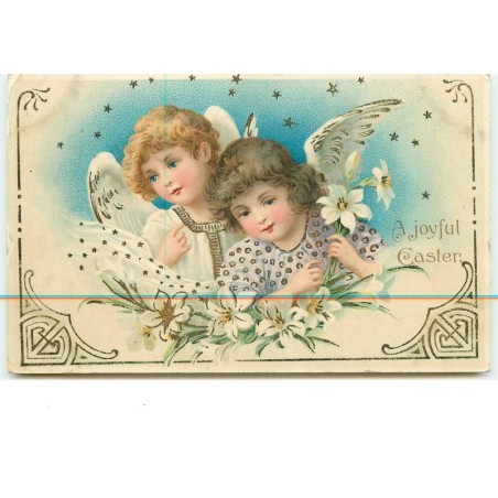 n°15218 - A joyful Easter - Couple d'Anges