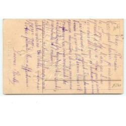 n°15240 - Carte Gaufrée - Bonne Année - Angelot assis sur une lune