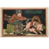 n°15246 - Carte Fantaisie - Stastny a Vesegy - Novy Rok 1920 - Attelage de Cochon