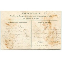 n°15347 - Carte Gaufrée - J'apporte le Bonheur - Fillette avec des chats