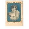 n°15362 - Carte Gaufrée - Protrait d'une jeune femme