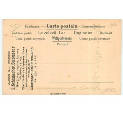 n°15362 - Carte Gaufrée - Protrait d'une jeune femme