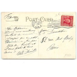 n°15381 - Carte Gaufrée - Christmas Greetings - Enfant regardant en cachette par une porte