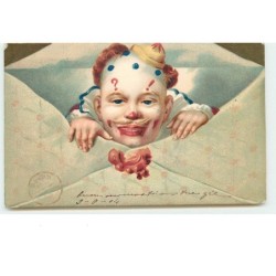n°15408 - Clown sortant...