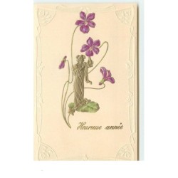 n°15411 - Carte Gaufrée -...