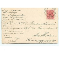 n°10519 - Carte Fantaisie - Gelukkig Nieuwjaar - Lutins , nains, cochon, boite aux lettres