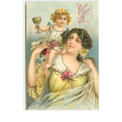 n°15418 - Carte Gaufrée...
