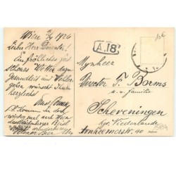 n°15434 - MM Vienne n°435 - Fröhliche Ostern - Fillettes l'une portant des poussins, l'autre un mouton