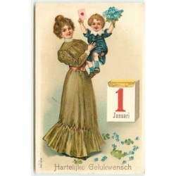 n°15468 - Carte Gaufrée -...