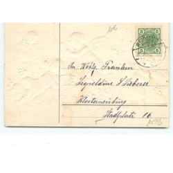 n°10533 - Carte Fantaisie Gaufrée - Ein Frohes Neujahr - Angelots