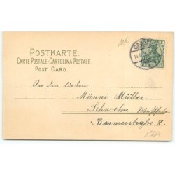 n°15614 - Fröhe Ostern - Meissner - Un Garçon et une fillette cassant un oeuf avec un marteau