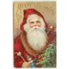 n°15629 - Carte Gaufrée - Merry Christmas - Père Noël