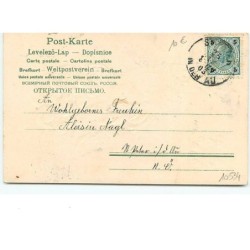 n°10534 - Carte Fantaisie Gaufrée - Gluckliches Neujahr - Angelots