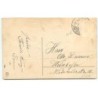 n°15637 - Carte Gaufrée - Fröhliches Neujahr - Cigogne portant des paniers, dans l'un d'eux un bébé