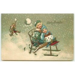 n°15640 - Carte Gaufrée -...