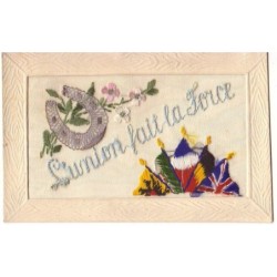 n°15651 - Carte Brodée -...
