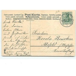 n°10535 - Carte Fantaisie Gaufrée - Viel Gluck im  Neuen Jahr - Angelots et sacs de pièces