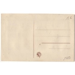 n°15653 - Carte Brodée - Victoire aux Vaillants - Drapeaux et roses