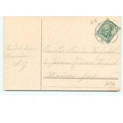 n°10536 - Carte Fantaisie - Viel Gluck im  Neuen Jahr - Attelage avec des Angelots