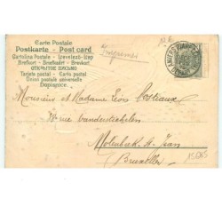 n°15685 - Carte Gaufrée - Joyeux Noël - Ange allumant des bougies