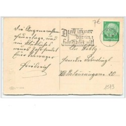 n°1573 - Viel Glück im Neuen Jahre - Angelots sur un train
