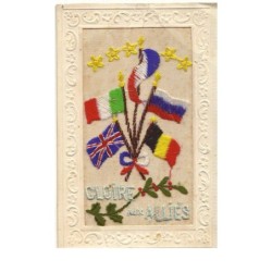 n°15801 - Carte Brodée -...