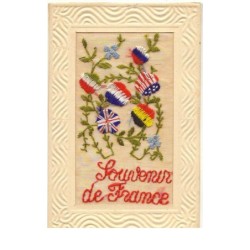 n°15803 - Carte Brodée -...