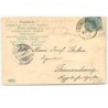 n°15888 - Carte Gaufrée - Fröhliche  Weihnachten - Petit bonhomme en biscuit tenant une branche de sapin