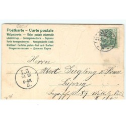 n°15889 - Carte Gaufrée - Fröhliche  Weihnachten - Ange Gardien veillant sur des enfants dormant