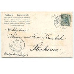 n°15900 - Carte Gaufrée - Hoch Joseph - Enfants dans un arbre fleuri